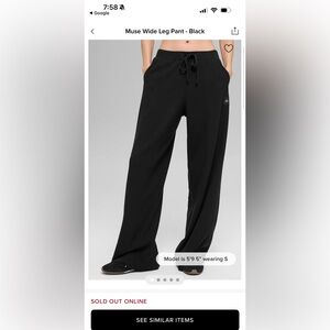 ALO Yoga Muse Wide Leg LARGE